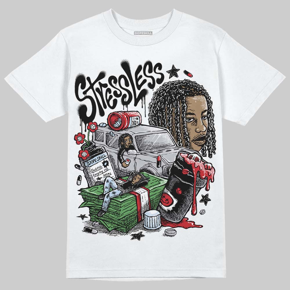 Black Metallic Reimagined 5s superstreetwear T-Shirt Stressless Graphic