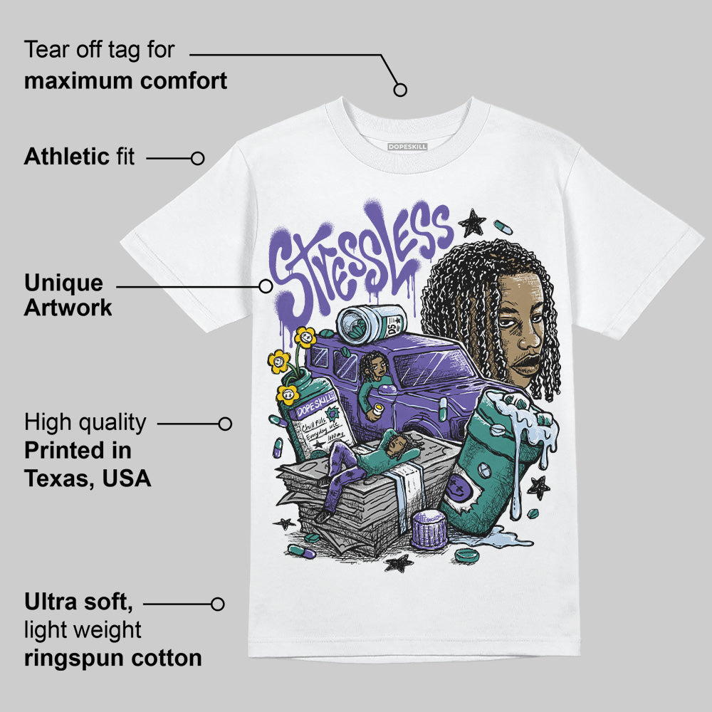 Grape 5s superstreetwear T-Shirt Stressless Graphic