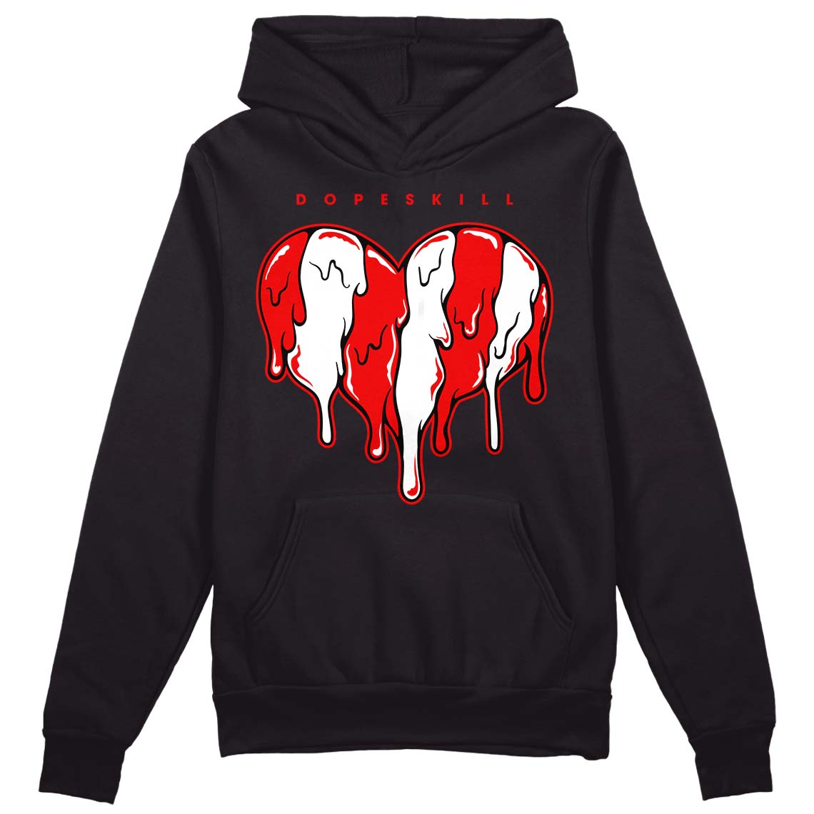 Cherry 11s superstreetwear Hoodie Sweatshirt Slime Drip Heart Graphic