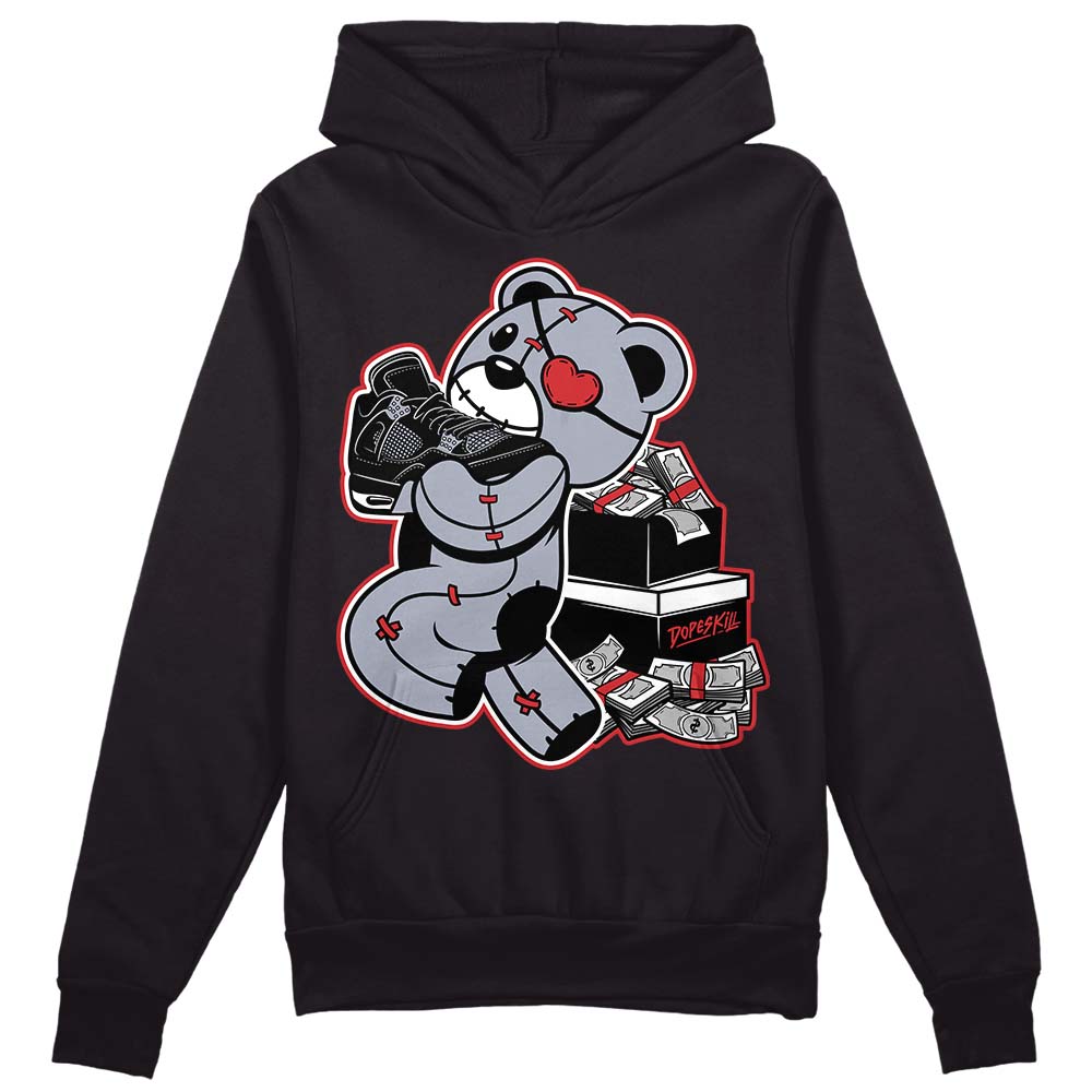 Bred Reimagined 4s superstreetwear Hoodie Sweatshirt Bear Steals Sneaker Graphic
