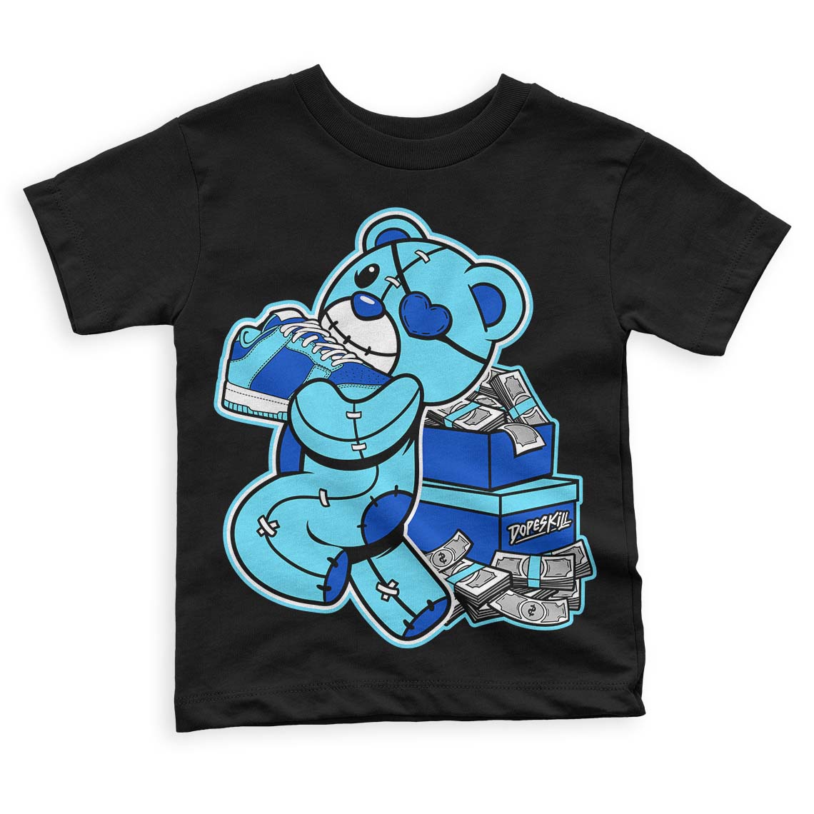 SB Dunk Argon superstreetwear Toddler Kids T-shirt Bear Steals Sneaker Graphic