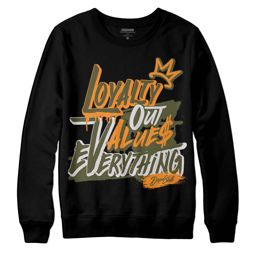 Olive 5s superstreetwear Sweatshirt LOVE Graphic