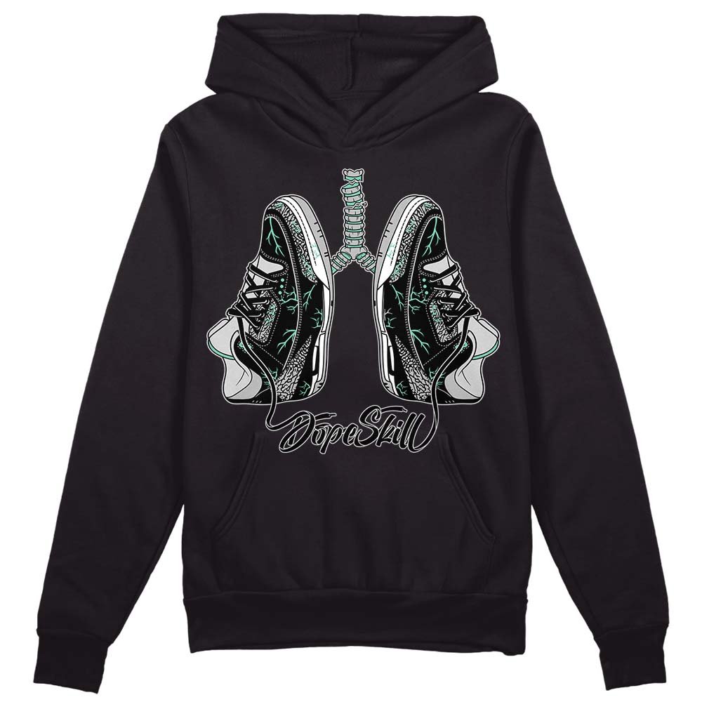 Green Glow 3s superstreetwear Hoodie Sweatshirt Breathe Graphic