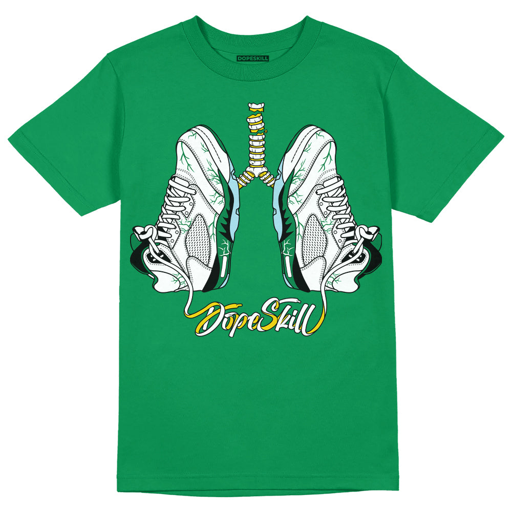 Lucky Green 5s superstreetwear Green T-shirt Breathe Graphic