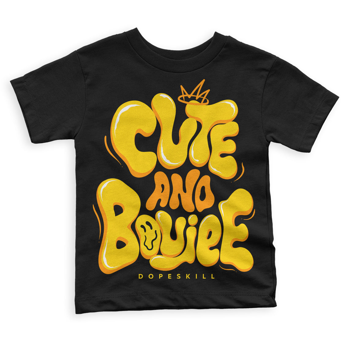 Yellow Ochre 6s superstreetwear Toddler Kids T-shirt Cute and Boujee Graphic