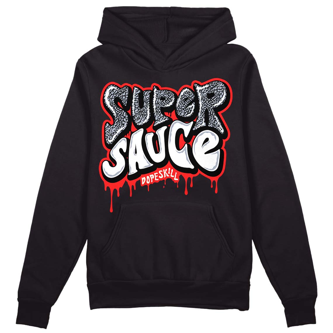 White Cement Reimagined 3s superstreetwear Hoodie Sweatshirt Super Sauce Graphic
