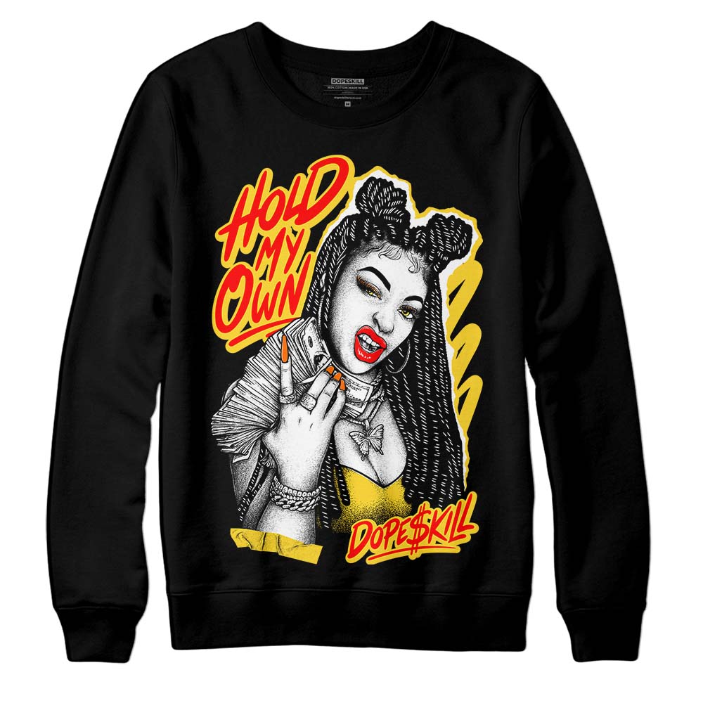 Black Tour Yellow AJ 4 Thunder superstreetwear Sweatshirt New H.M.O Graphic