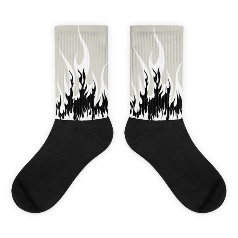 FIRE Sublimated Socks Match AJ 4 Military Black