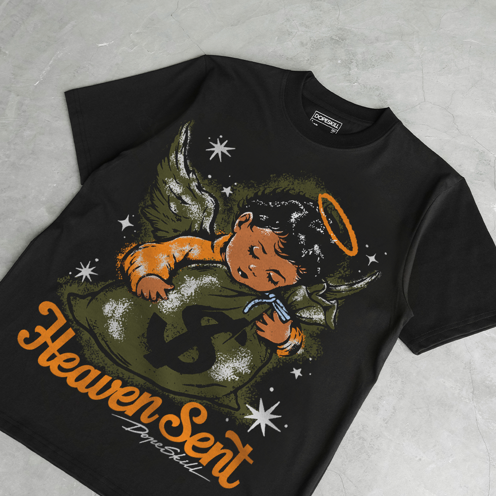 Olive 5s superstreetwear T-Shirt Heaven Sent Graphic