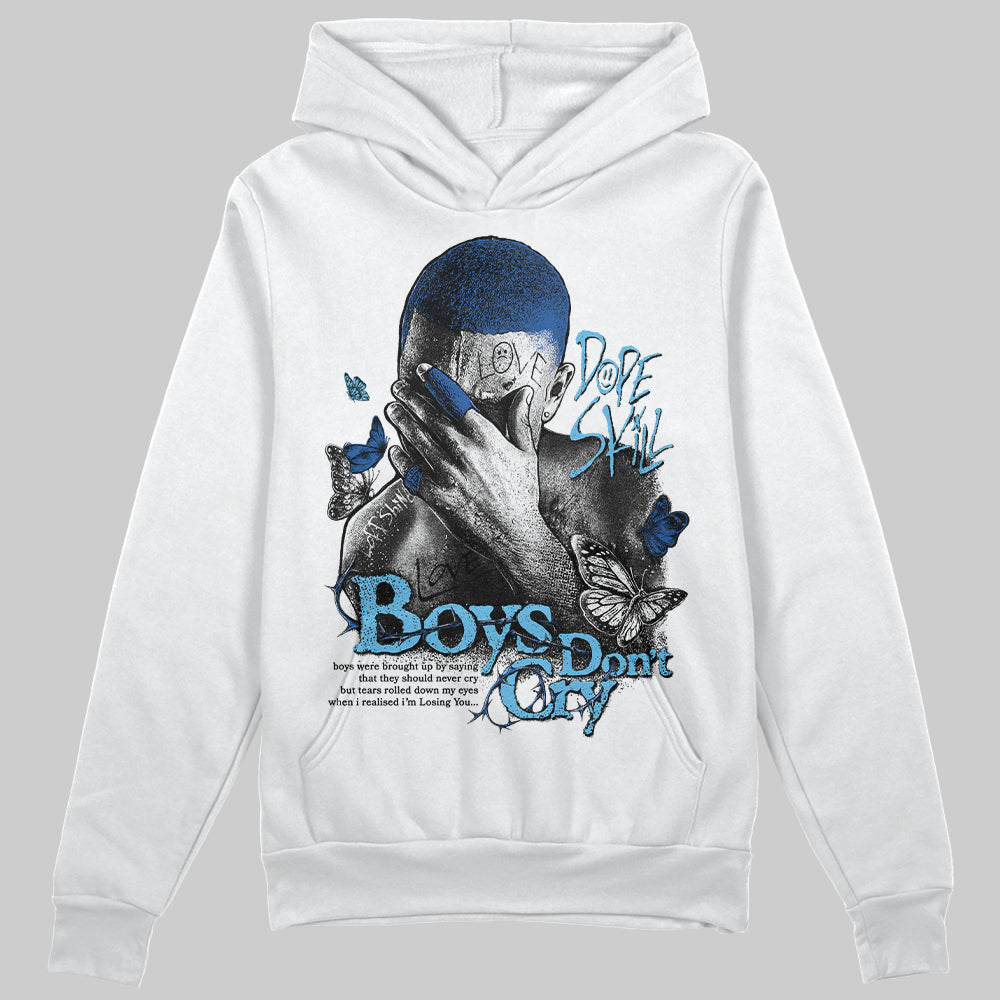 Blueberry 12s superstreetwear Hoodie Sweatshirt Boys Don't Cry Graphic