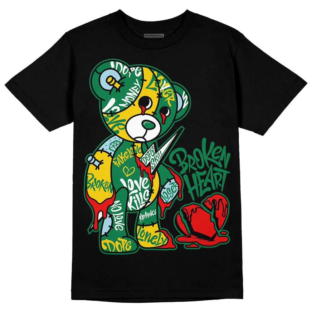 Lucky Green 5s superstreetwear T-Shirt Broken Heart Graphic
