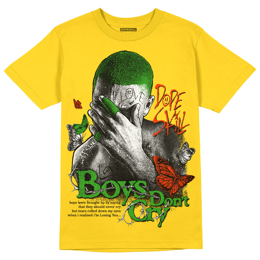 Yellow Ochre 6s superstreetwear Yellow T-shirt Boys Don't Cry Graphic