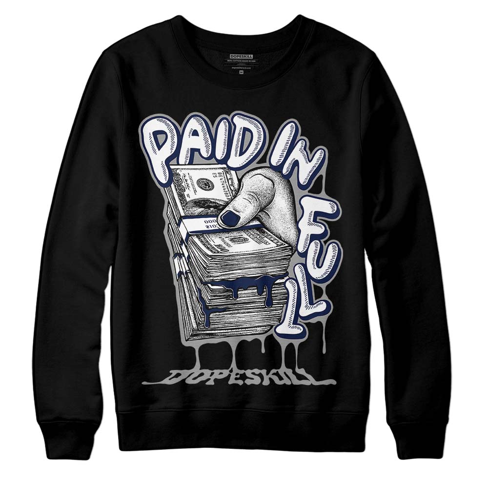 AJ Spizike White Obsidian superstreetwear Sweatshirt Paid In Full Graphic