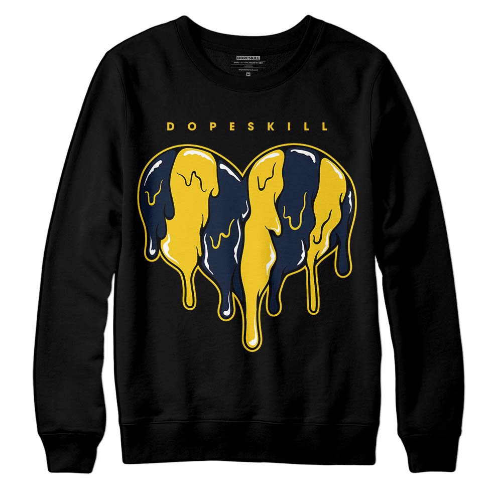 Michigan Dunks superstreetwear Sweatshirt Slime Drip Heart Graphic