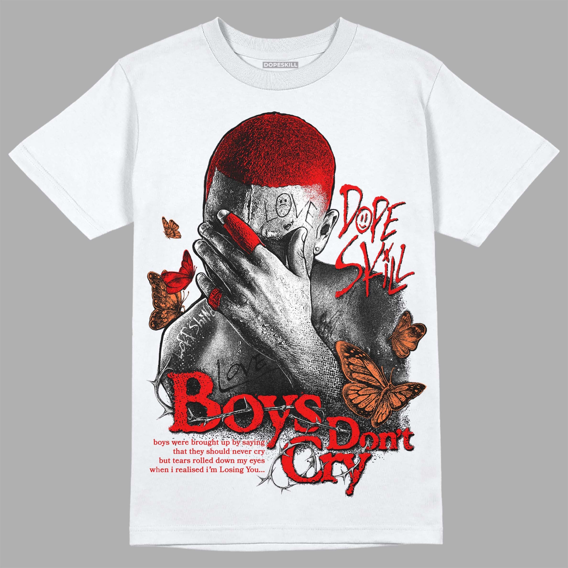 Cherry 12s superstreetwear T-Shirt Boys Don't Cry Graphic