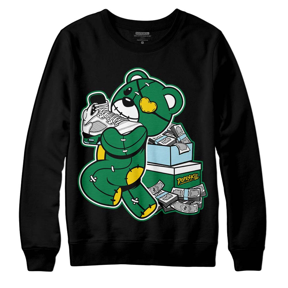 Lucky Green 5s superstreetwear Sweatshirt Bear Steals Sneaker Graphic