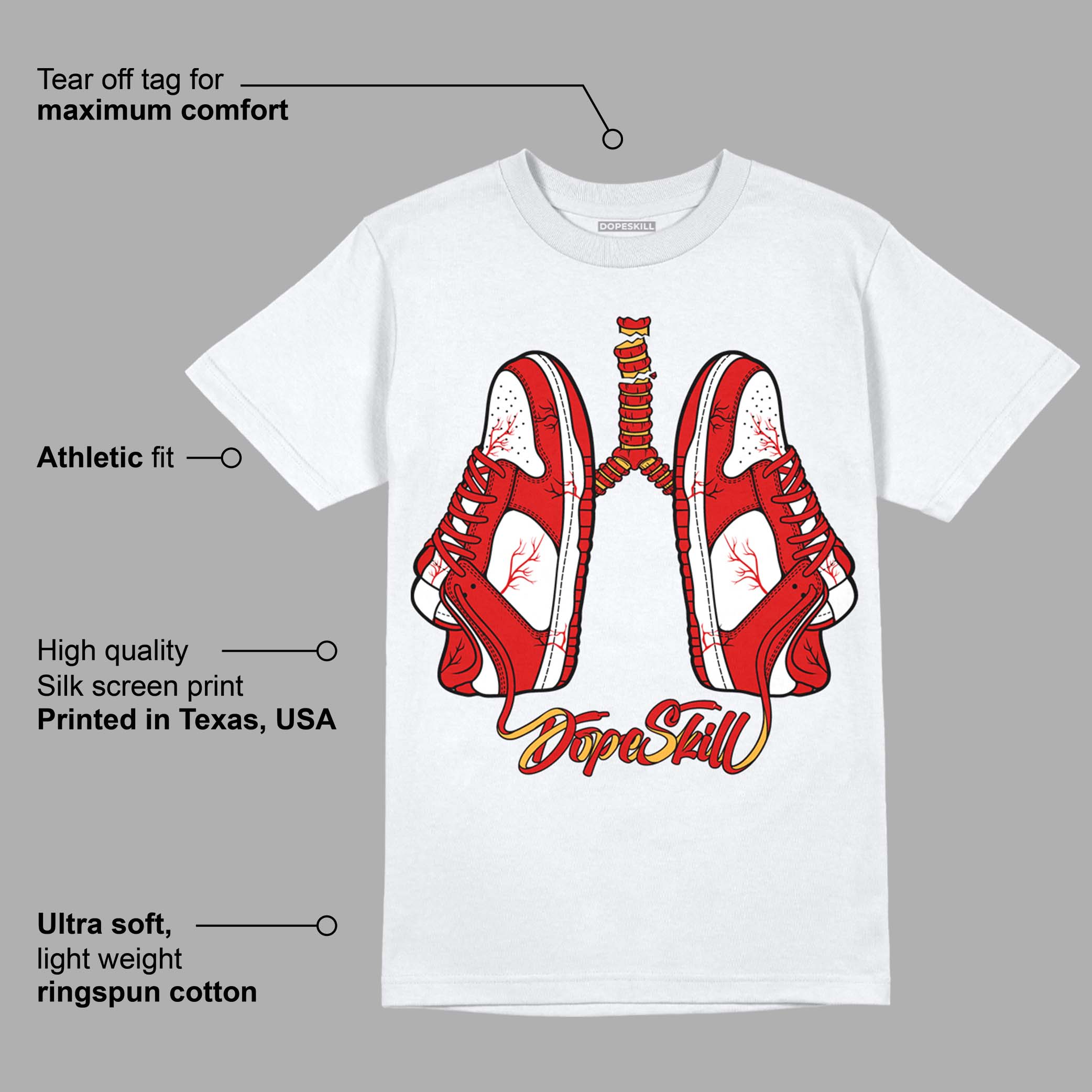 Dunk Low Gym Red superstreetwear T-Shirt Breathe Graphic