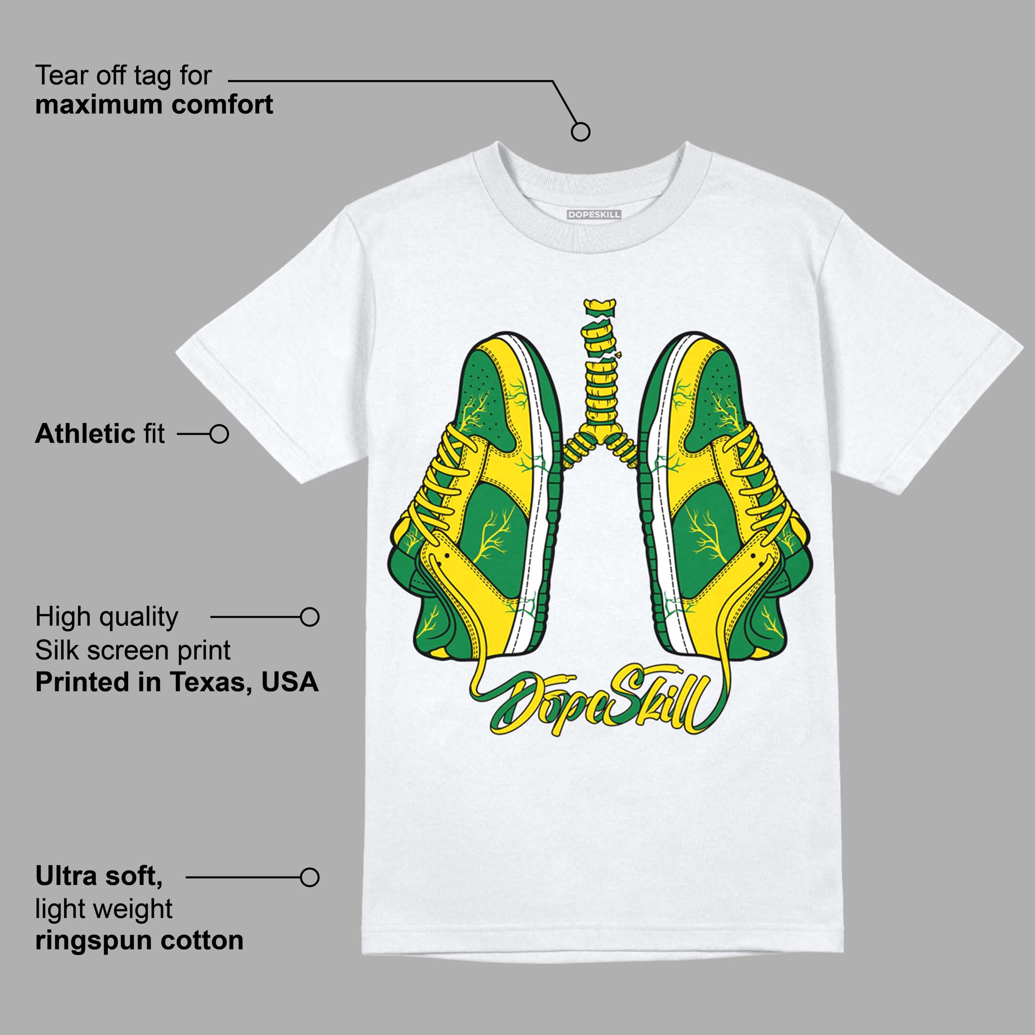 Dunk Low Reverse Brazil superstreetwear T-Shirt Breathe Graphic