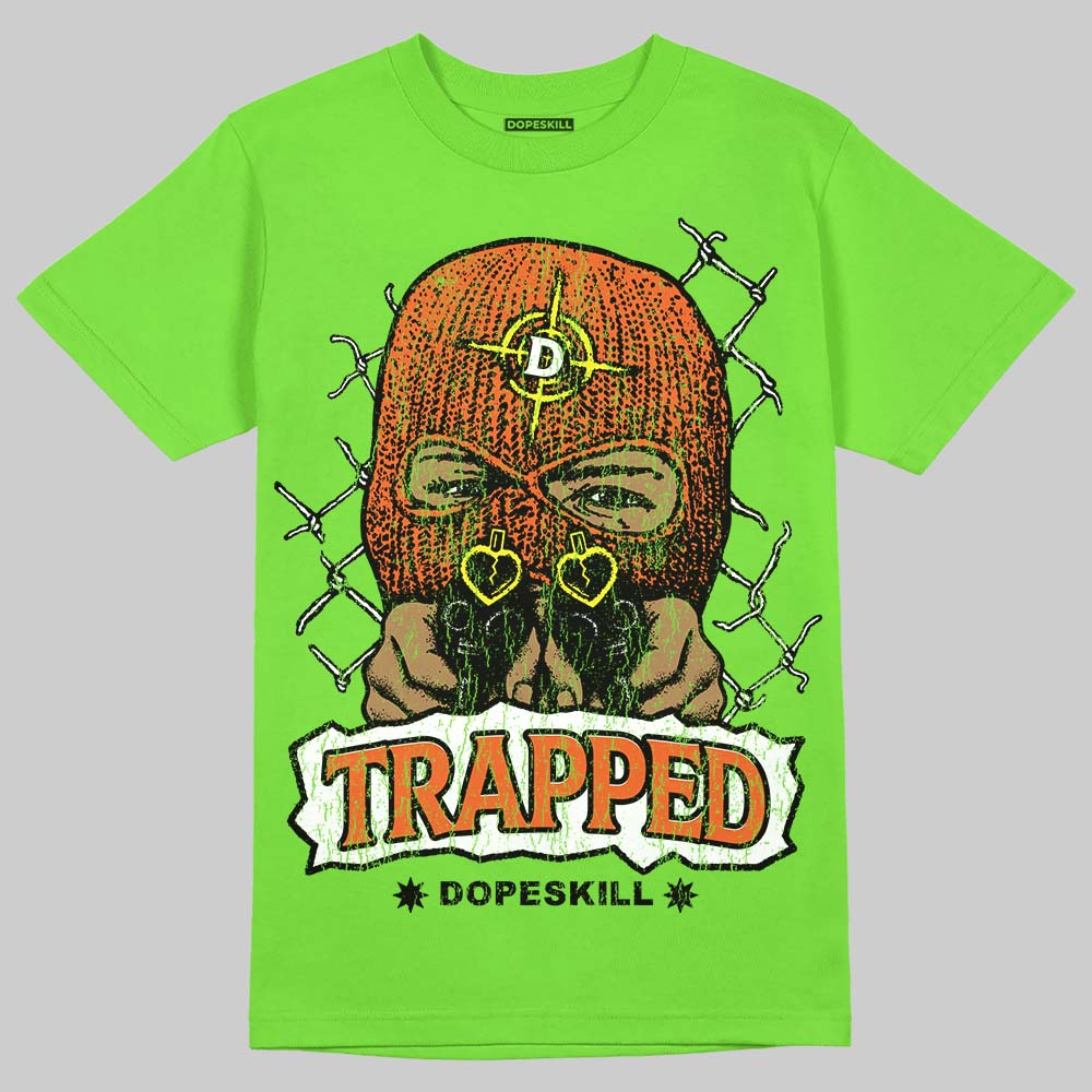 Neon Green Collection superstreetwear T-Shirt New Trapped Graphic
