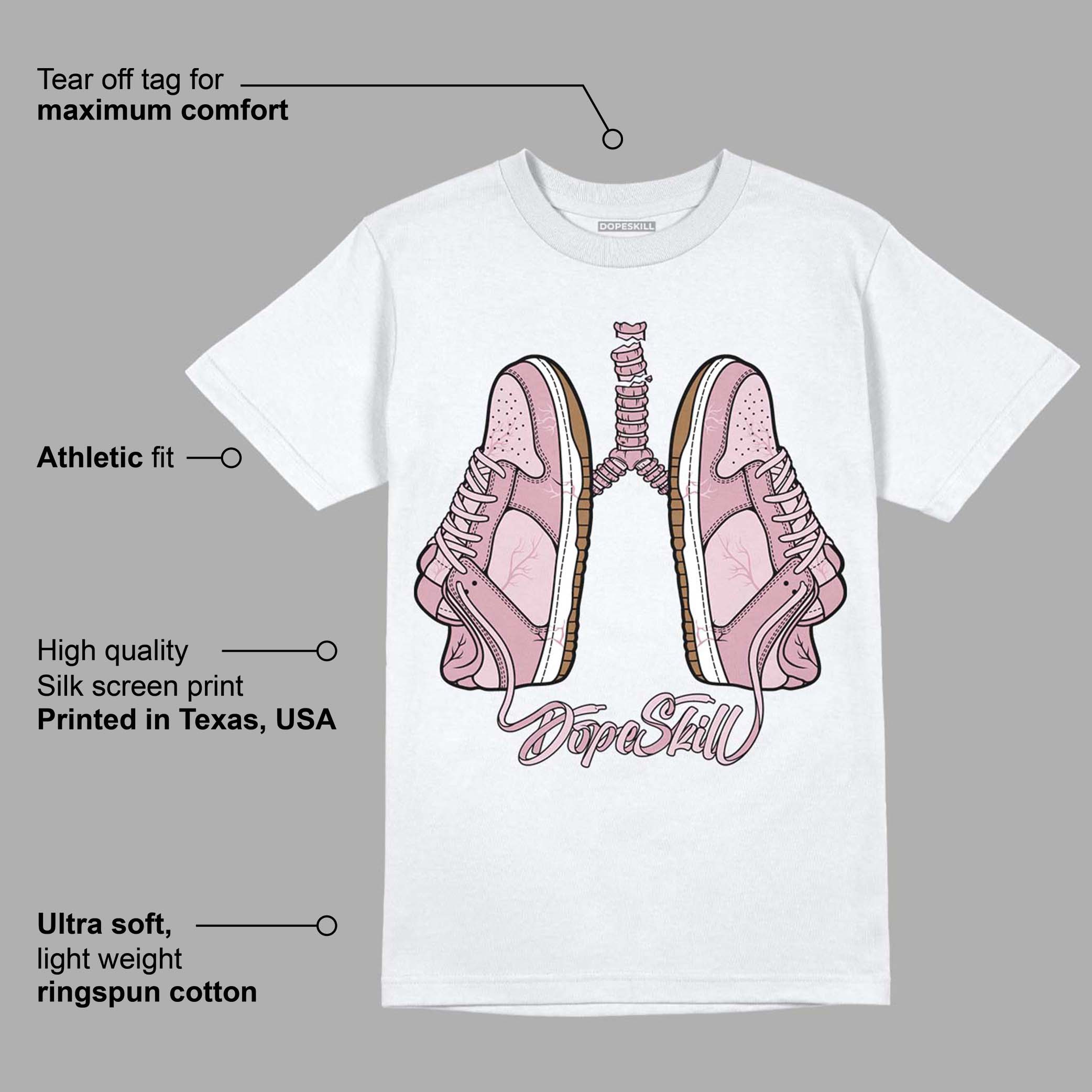 Dunk Low Teddy Bear Pink superstreetwear T-Shirt Breathe Graphic