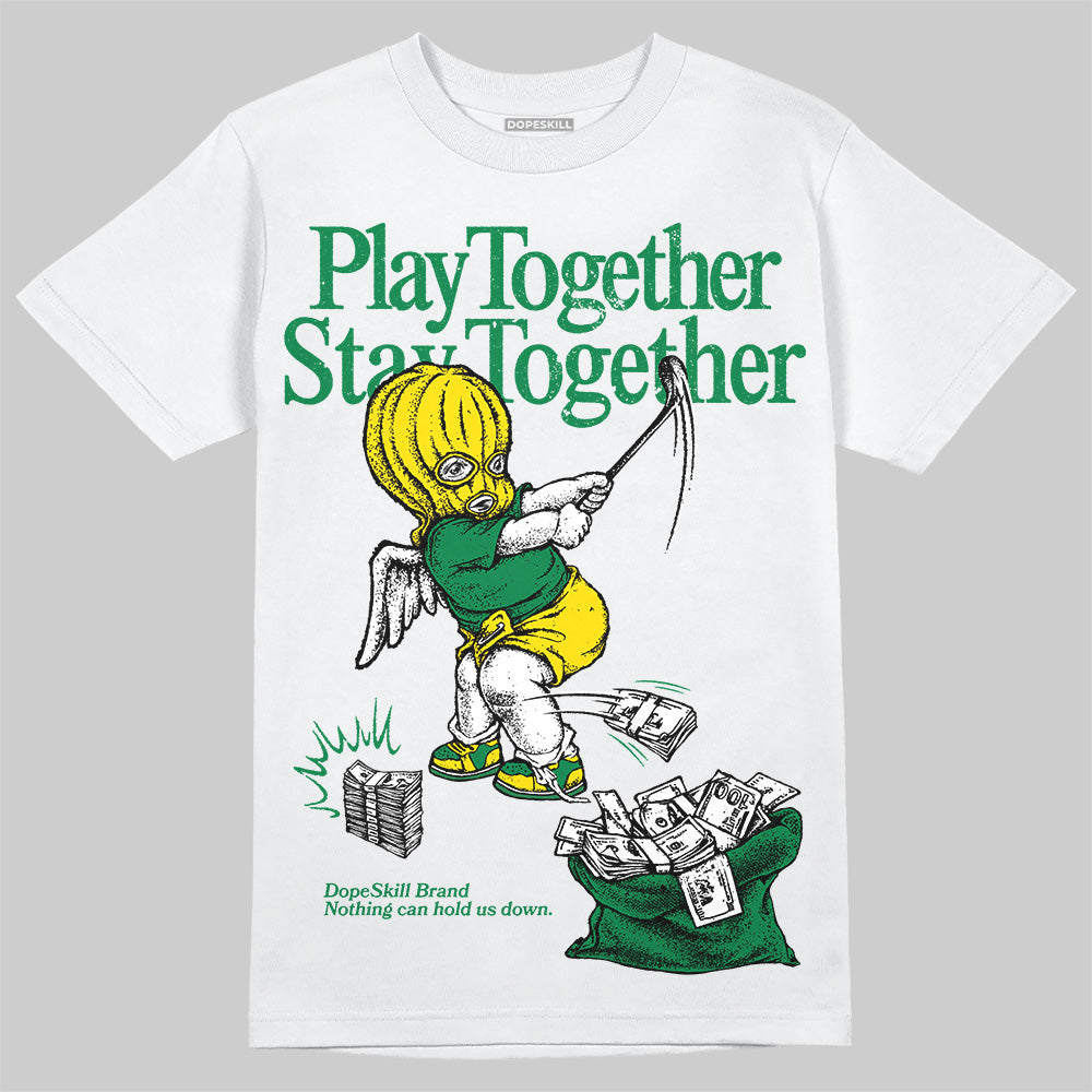Dunk Reverse Brazil superstreetwear T-Shirt Play together,Stay together Graphic