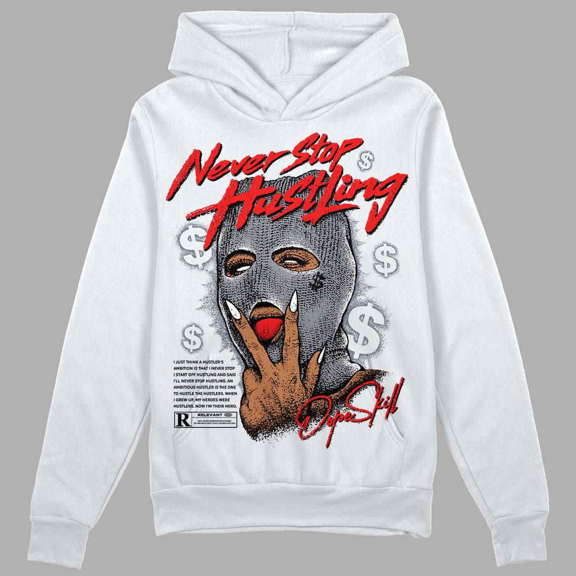 Stealth 14s superstreetwear Hoodie Sweatshirt Never Stop Hustling Graphic