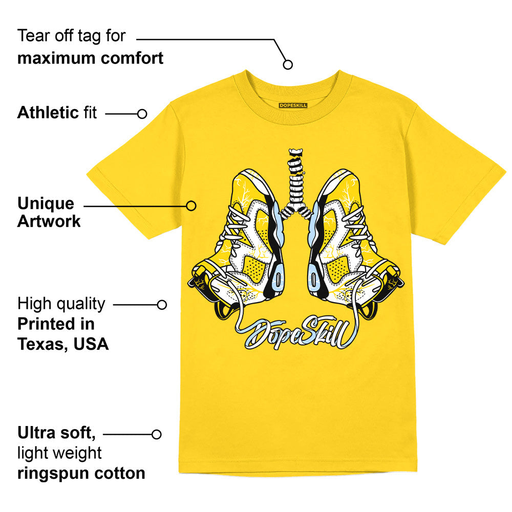 Yellow Ochre 6s superstreetwear Yellow T-shirt Breathe Graphic