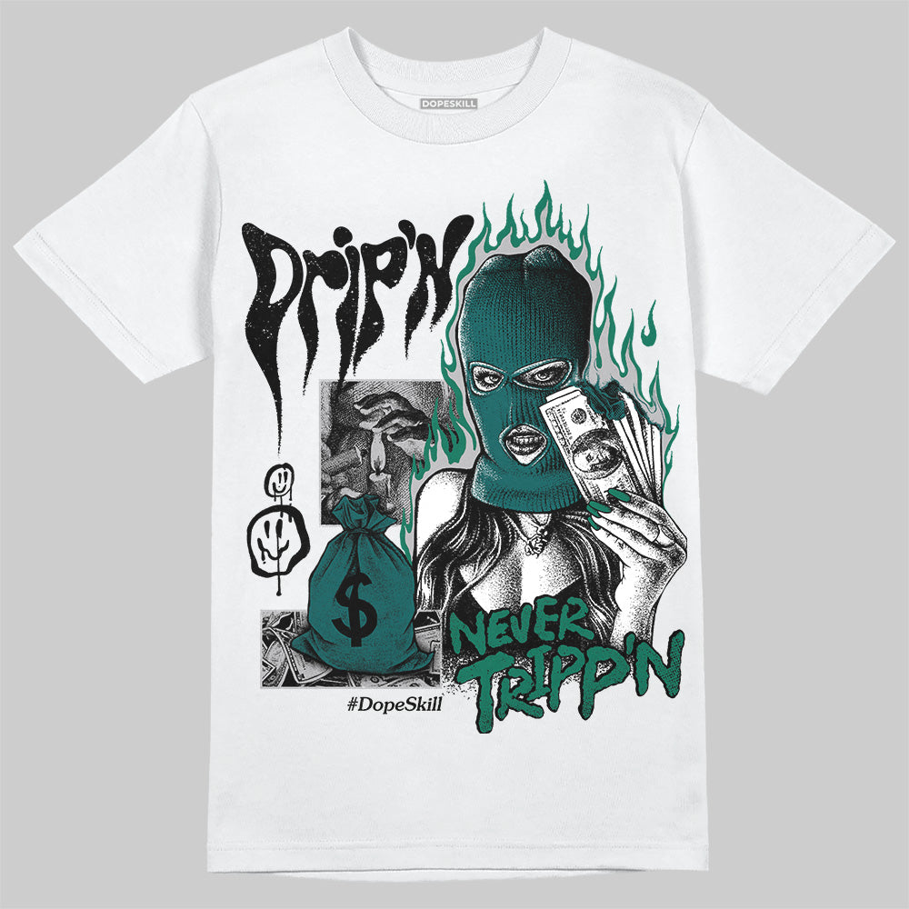 Gel 1130 White Dark Neptune superstreetwear T-Shirt Drip'n Never Tripp'n Graphic