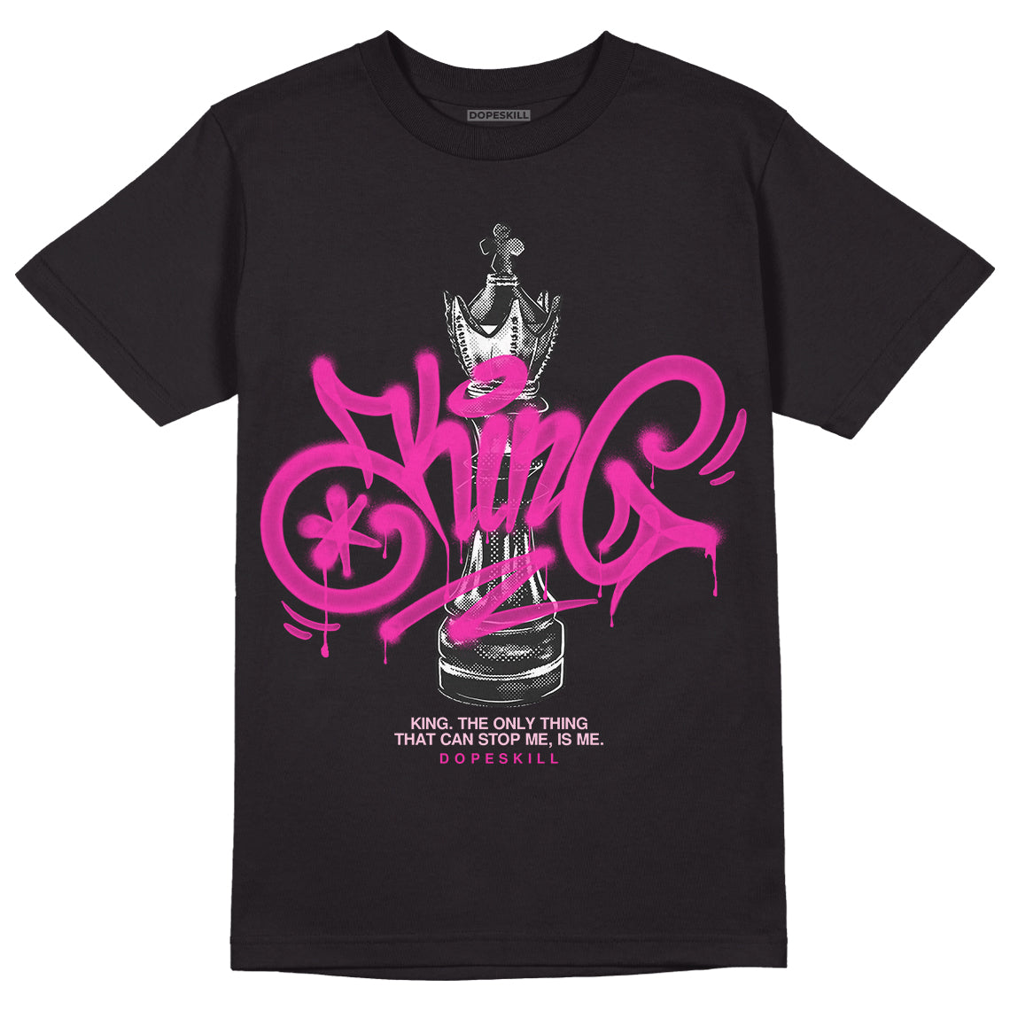 Triple Pink Dunk Low superstreetwear T-Shirt King Chess Graphic