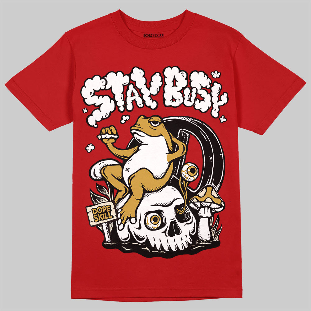 Black Toe Reimagined 1s superstreetwear T-Shirt Stay Busy Graphic