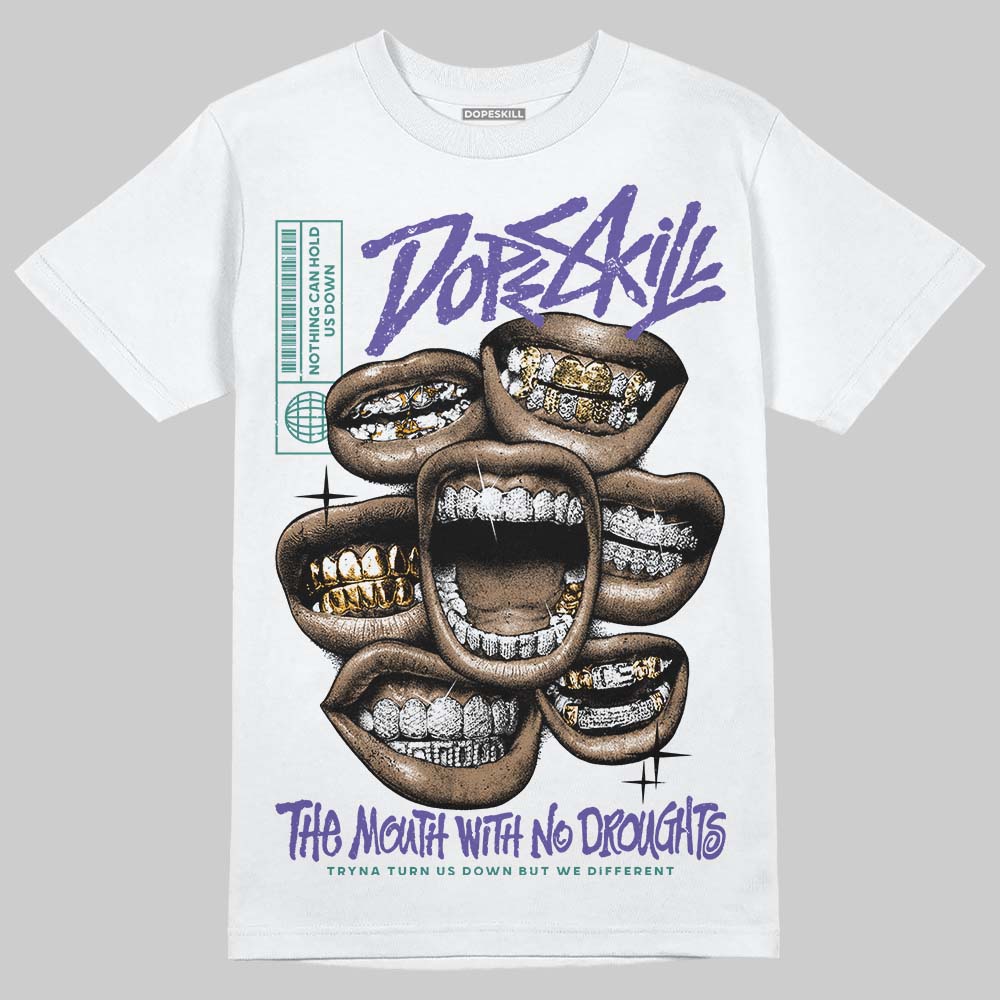 Grape 5s superstreetwear T-Shirt The Mouth With No Droughts Graphic
