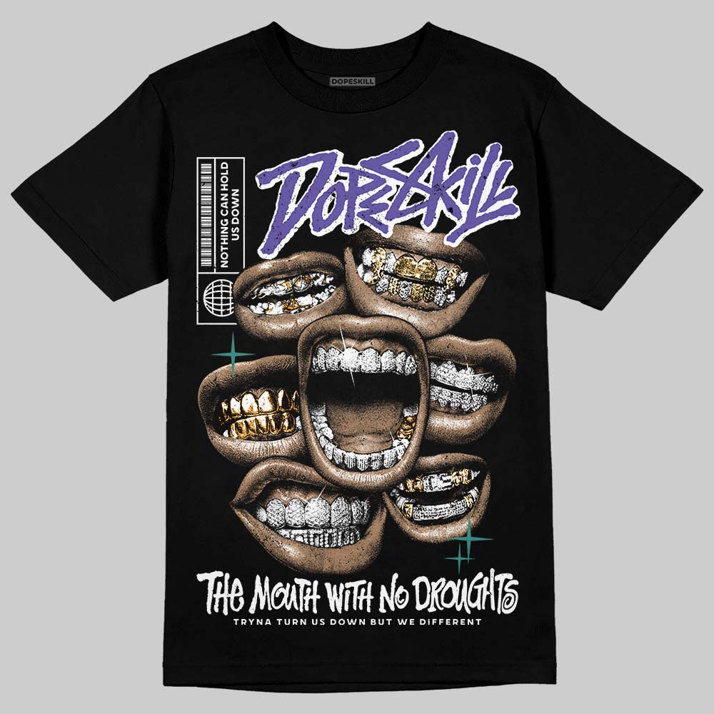 Grape 5s superstreetwear T-Shirt The Mouth With No Droughts Graphic
