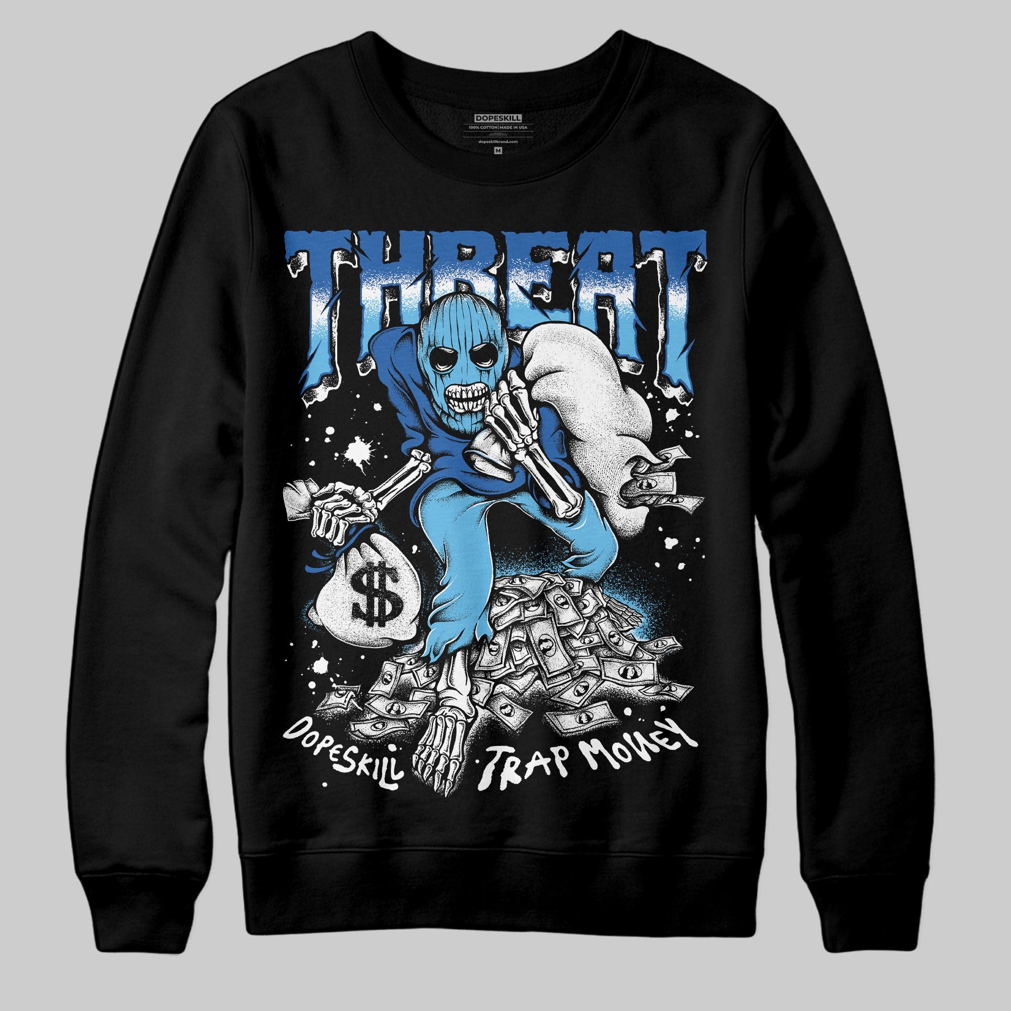 Blueberry 12s superstreetwear Sweatshirt Threat Graphic