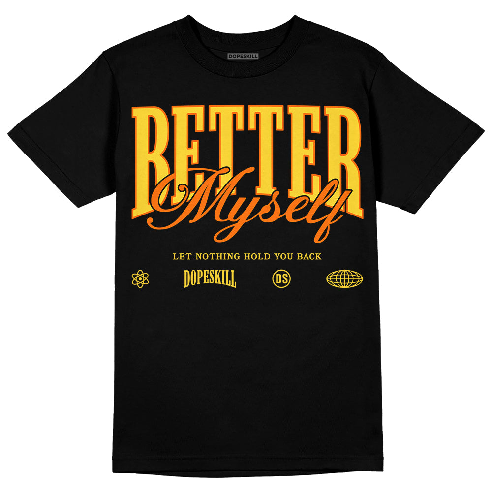 Black Tour Yellow AJ 4 Thunder superstreetwear Unisex T-Shirt Better Myself Graphic