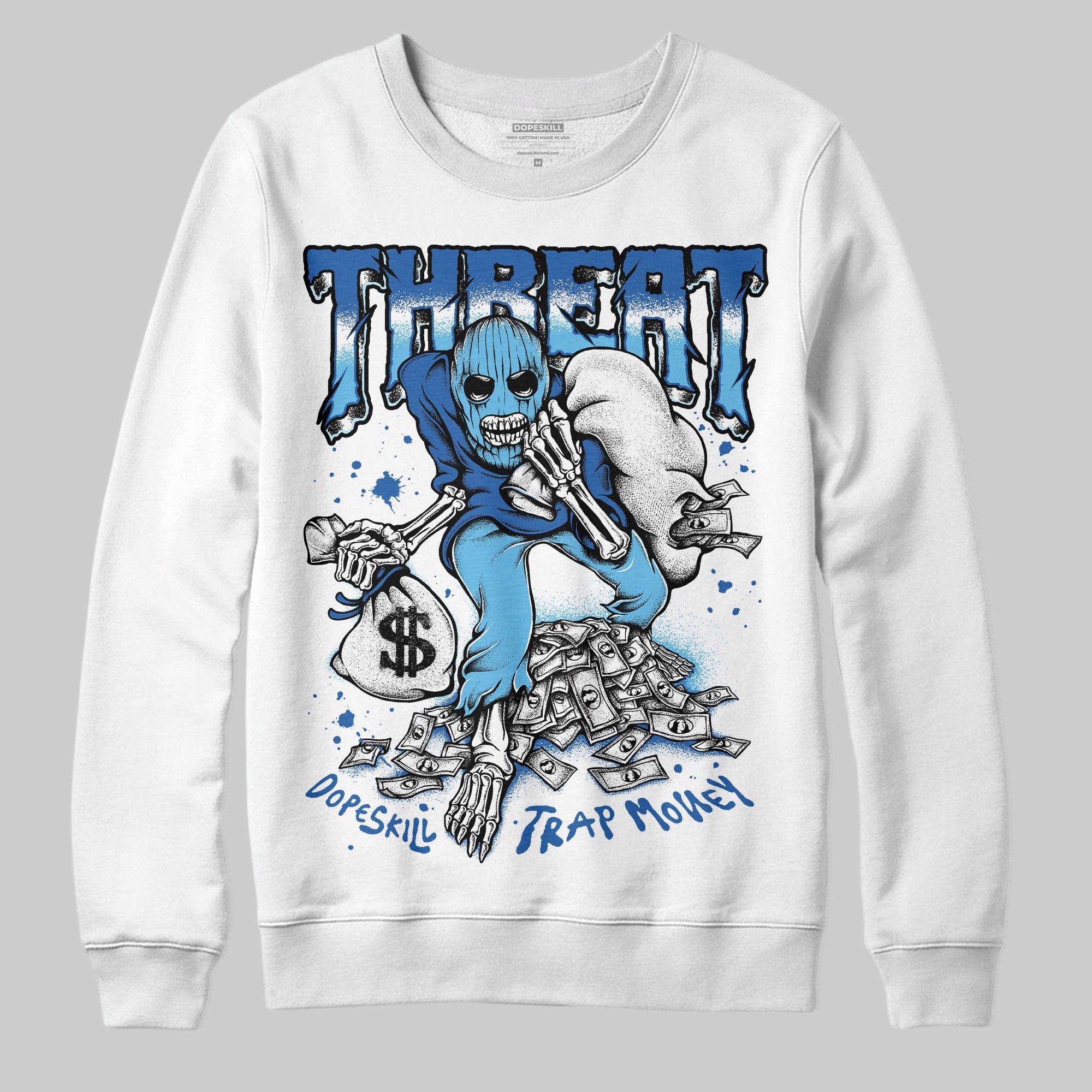 Blueberry 12s superstreetwear Sweatshirt Threat Graphic