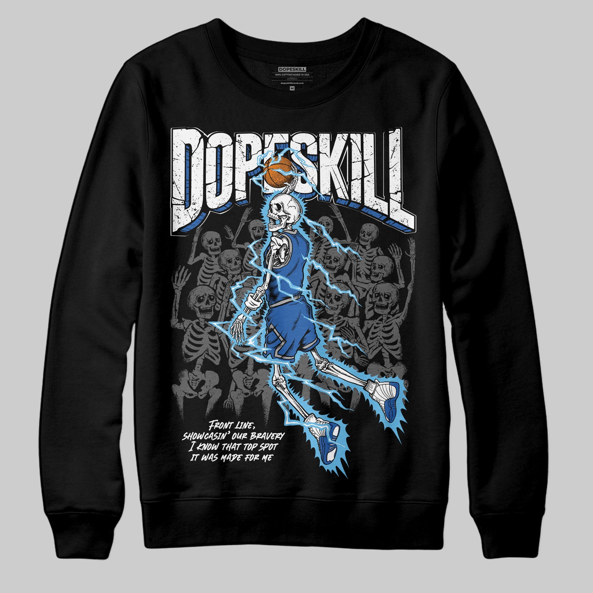 Blueberry 12s superstreetwear Sweatshirt Thunder Dunk Graphic