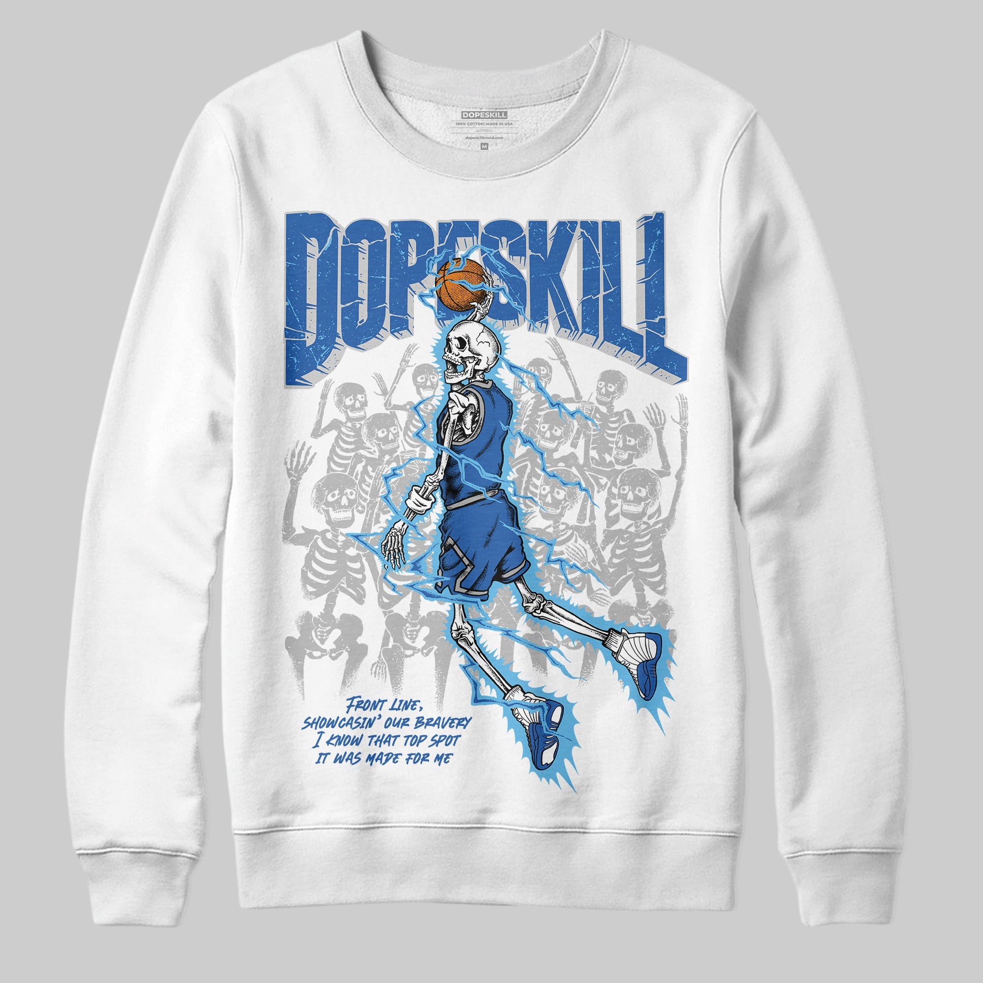 Blueberry 12s superstreetwear Sweatshirt Thunder Dunk Graphic