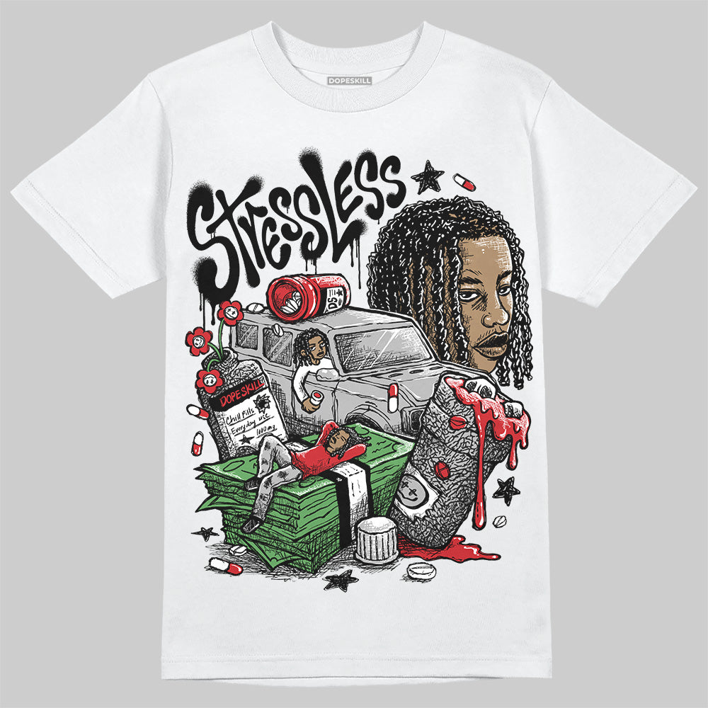 Black Cement 3s superstreetwear T-Shirt Stressless Graphic