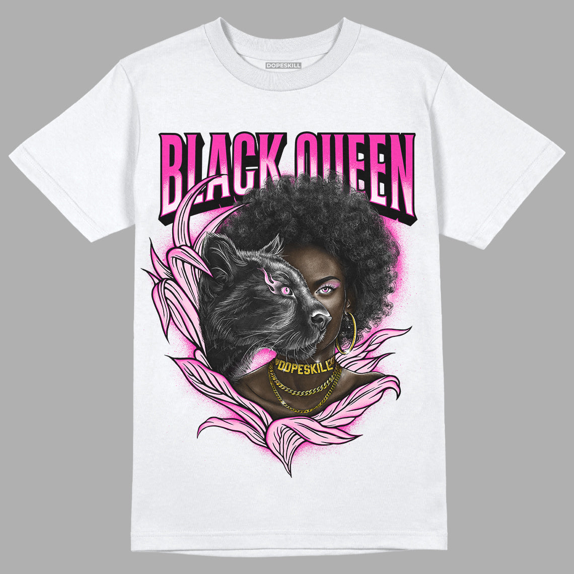 Triple Pink Dunk Low superstreetwear T-Shirt New Black Queen Graphic