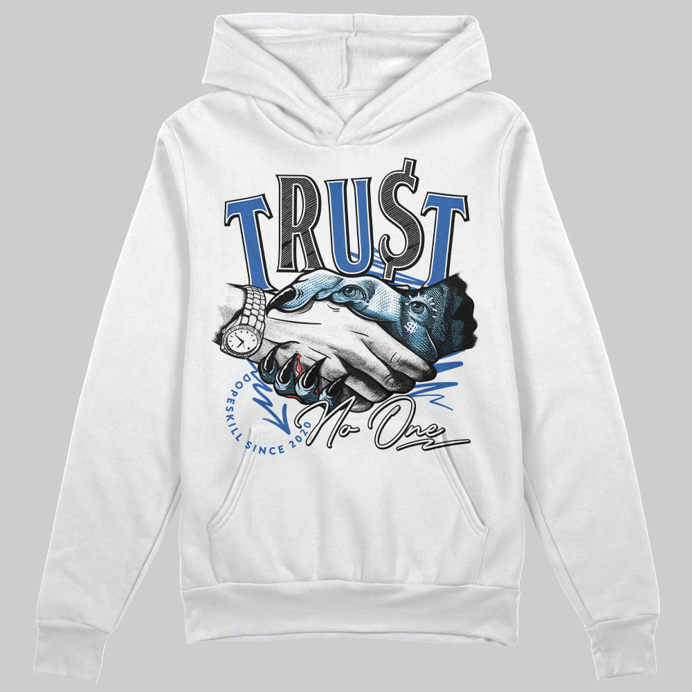 Blueberry 12s superstreetwear Hoodie Sweatshirt Trust No One Graphic