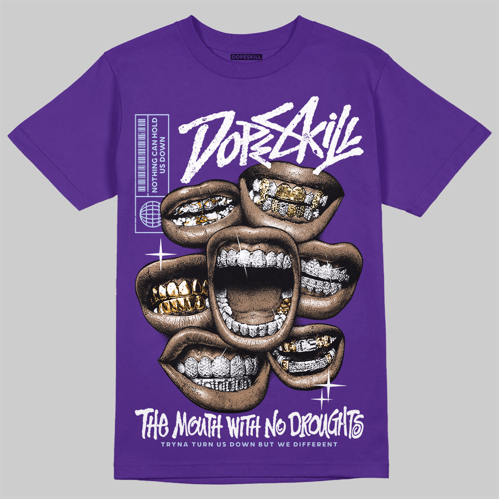 Grape 5s superstreetwear T-Shirt The Mouth With No Droughts Graphic