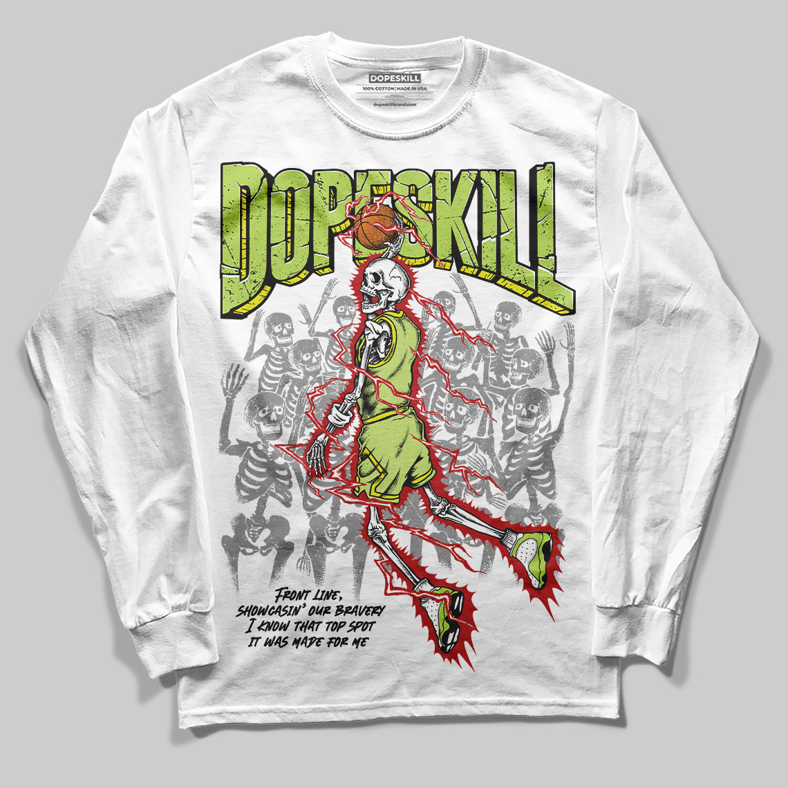 Bright Cactus 13s superstreetwear Long Sleeve T-Shirt Thunder Dunk Graphic