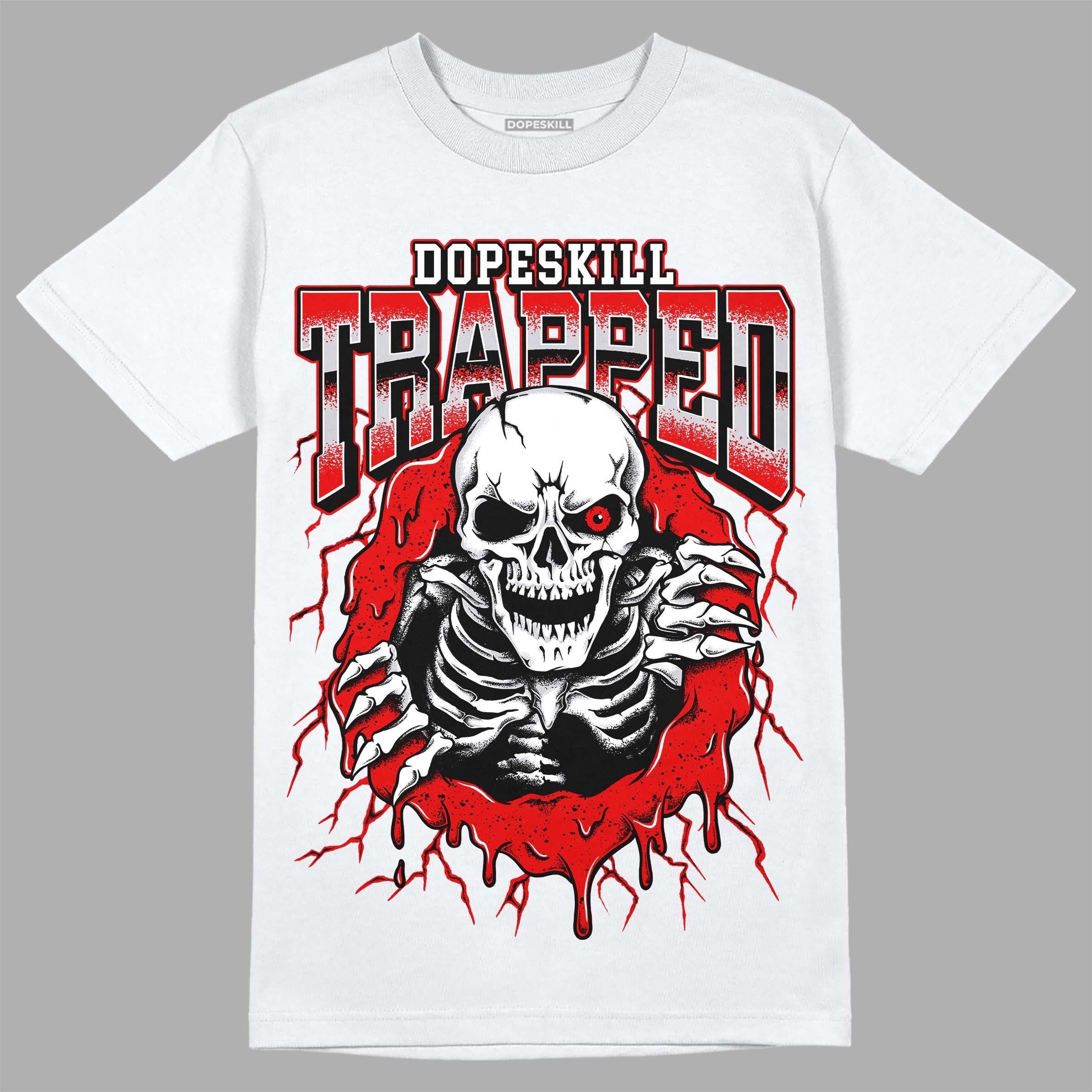 Red Cement 4S superstreetwear T-Shirt Trapped Halloween Graphic