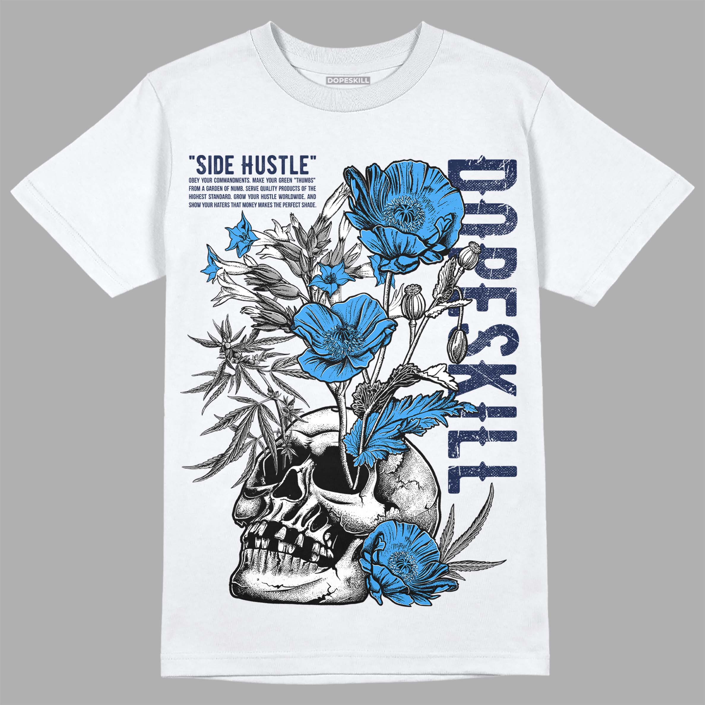 Midnight Navy 3s superstreetwear T-Shirt Side Hustle Graphic
