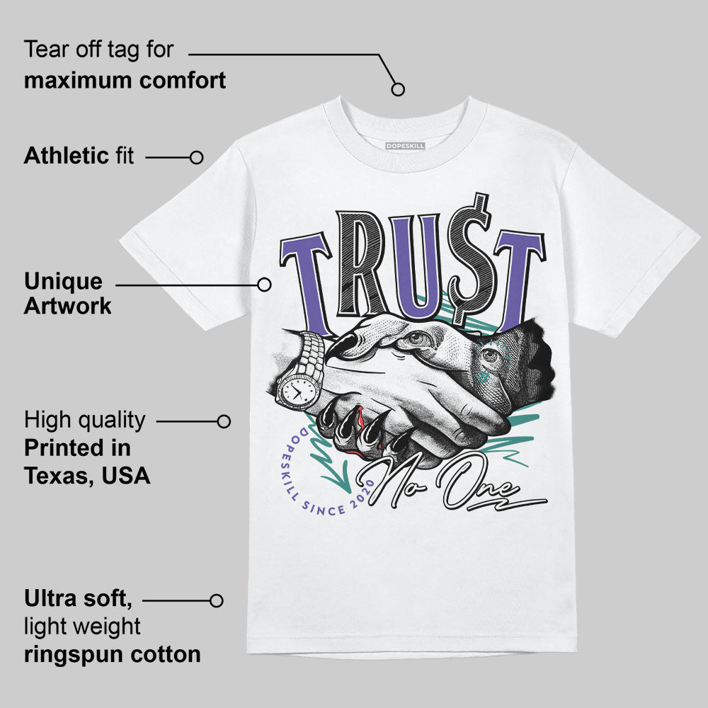 Grape 5s superstreetwear T-Shirt Trust No One Graphic