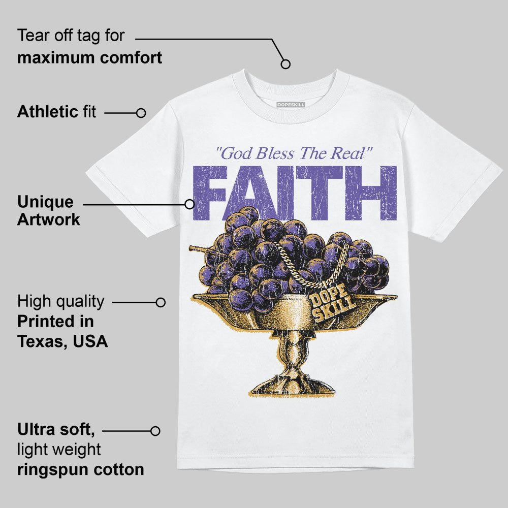 Grape 5s superstreetwear T-Shirt Faith Graphic