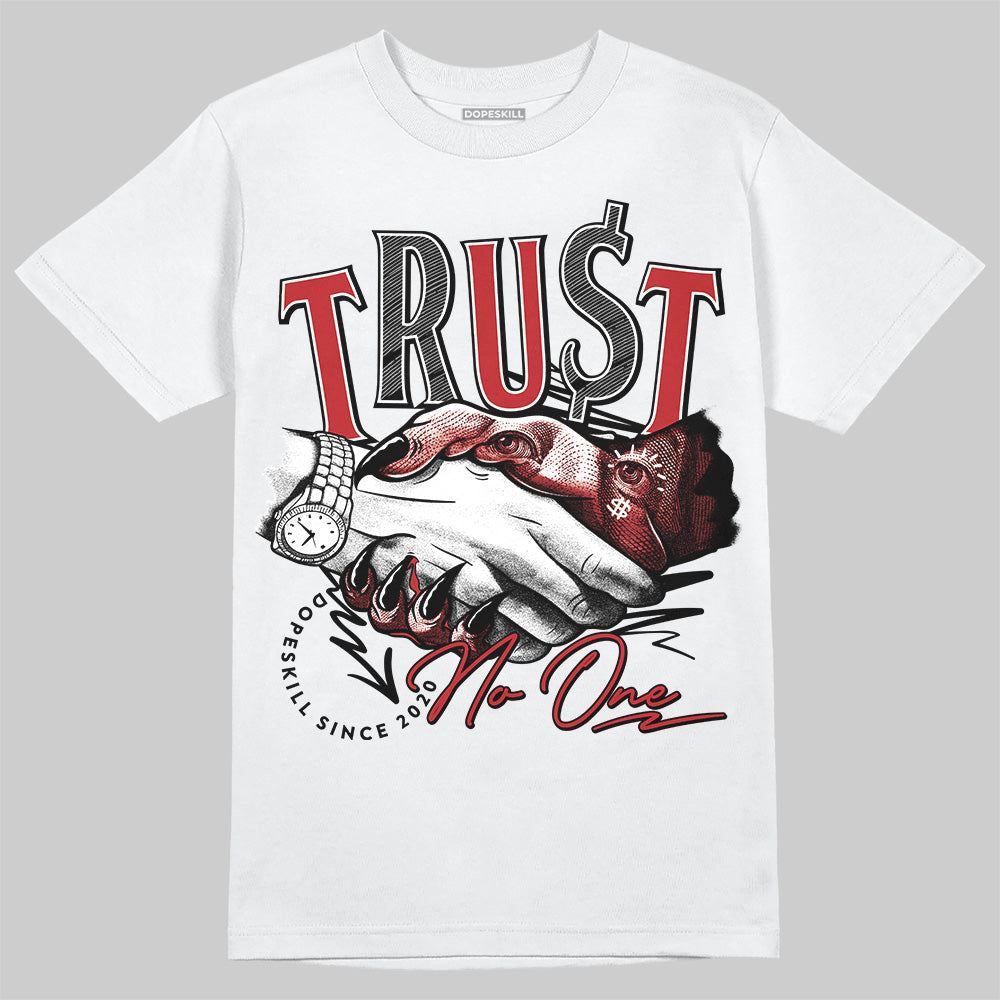 Flu Game 12s superstreetwear T-Shirt Trust No One Graphic