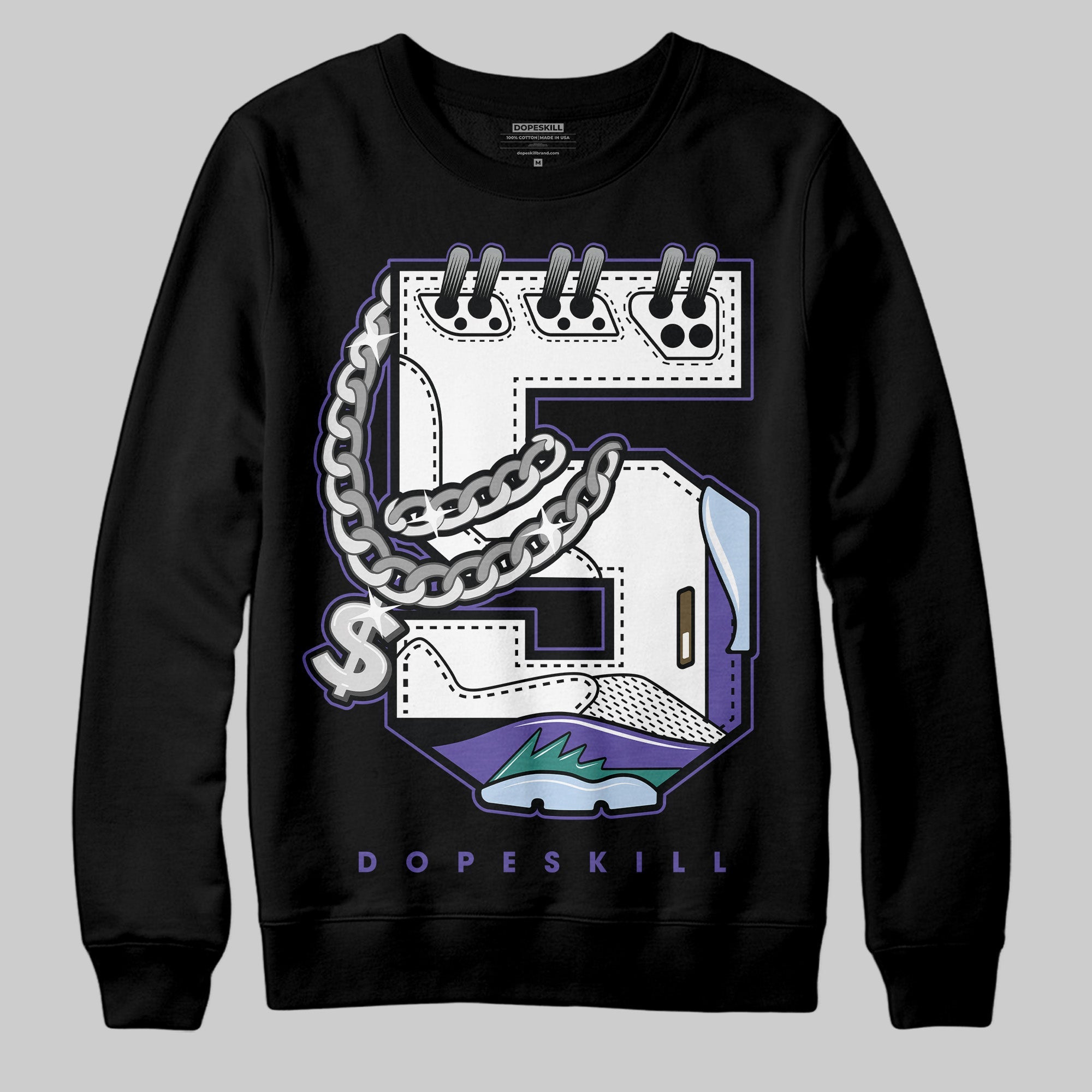 Grape 5s superstreetwear Sweatshirt No.5 Graphic