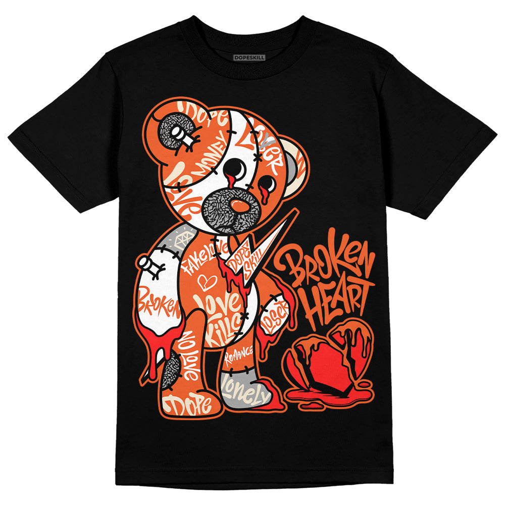 Georgia Peach 3s superstreetwear T-Shirt Broken Heart Graphic