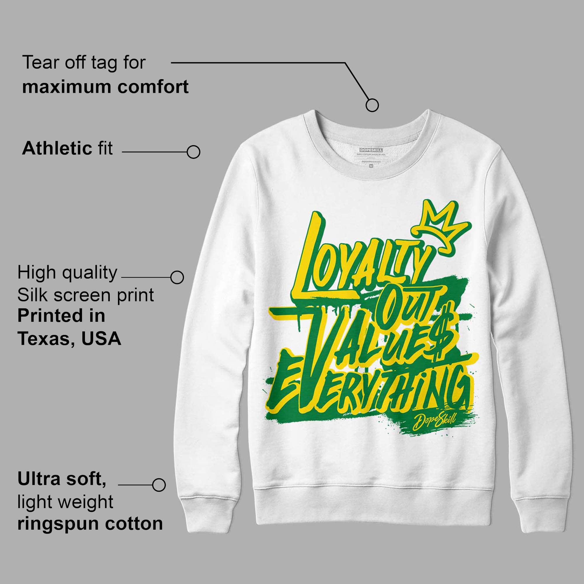 Dunk Low Reverse Brazil superstreetwear Sweatshirt LOVE Graphic